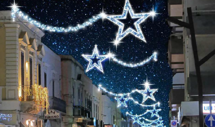 Luminarie Natalizie a Stella 